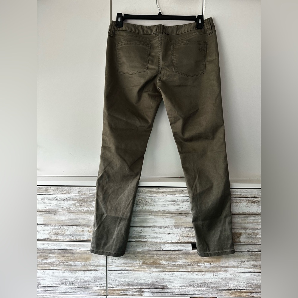 💚 American Rag Olive Green Skinny Pants Size 11 Short